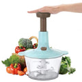 Manual Food Chopper Blue 50ml Stainless Steel Pakistan Kitchen